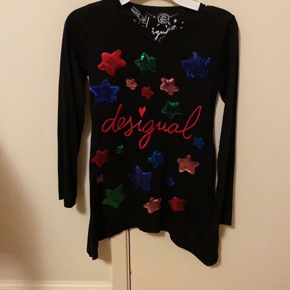 Desigual sparkle stars tunic